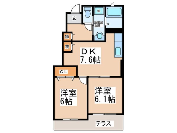 エスポワールの物件間取画像